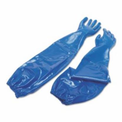 Picture of North Nitri-Knit™ Supported Nitrile Gloves, Elastic Cuff, Insulated, Blue, PER PAIR, CHOOSE SIZE