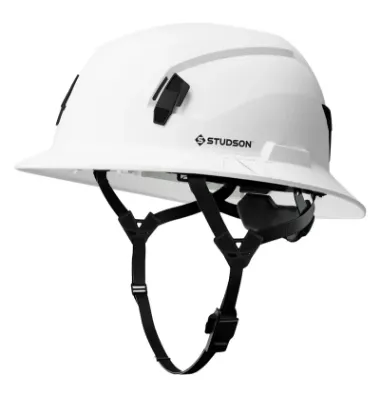 Picture of Studson SHK-1 Full Brim Non-Vented Type 2 hat, white, ASTRO PAK LOGO, per each